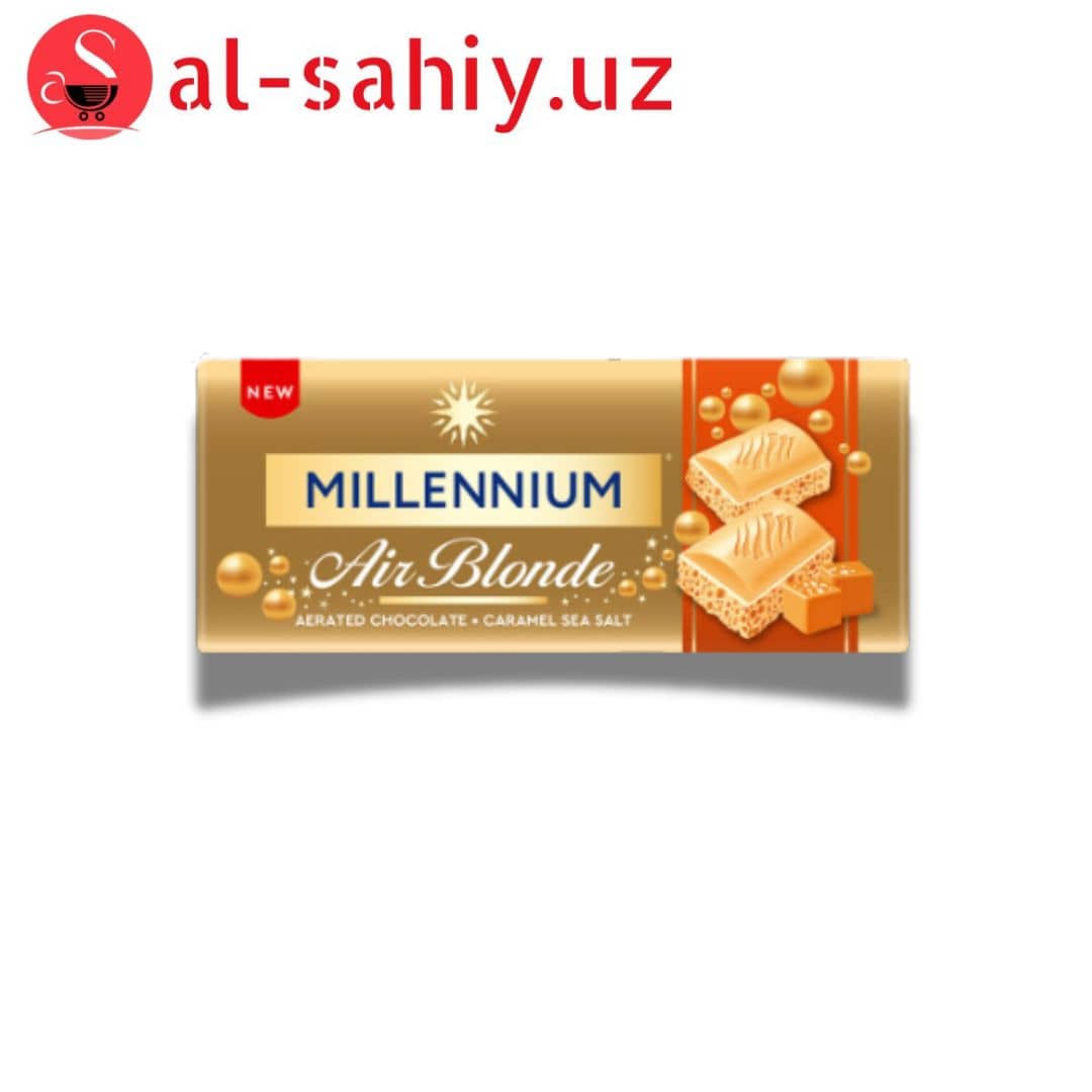 Шоколад Millennium Blonde CoconutCaramel білий пор.85г. 1