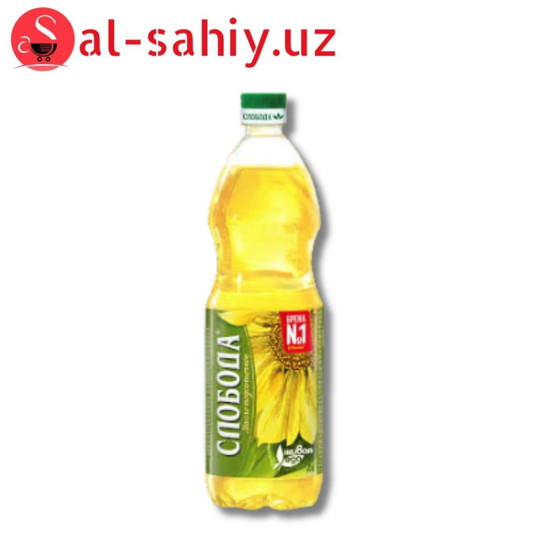 Масло подсолнечное "Слобода" 1л 1