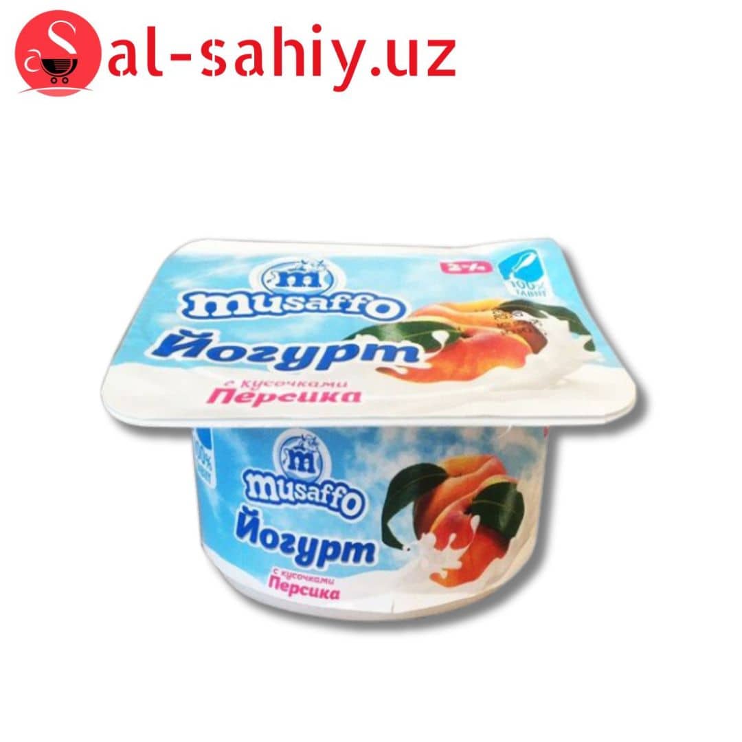 Йогурт Musaffo - Персик 2% PS 125гр 1