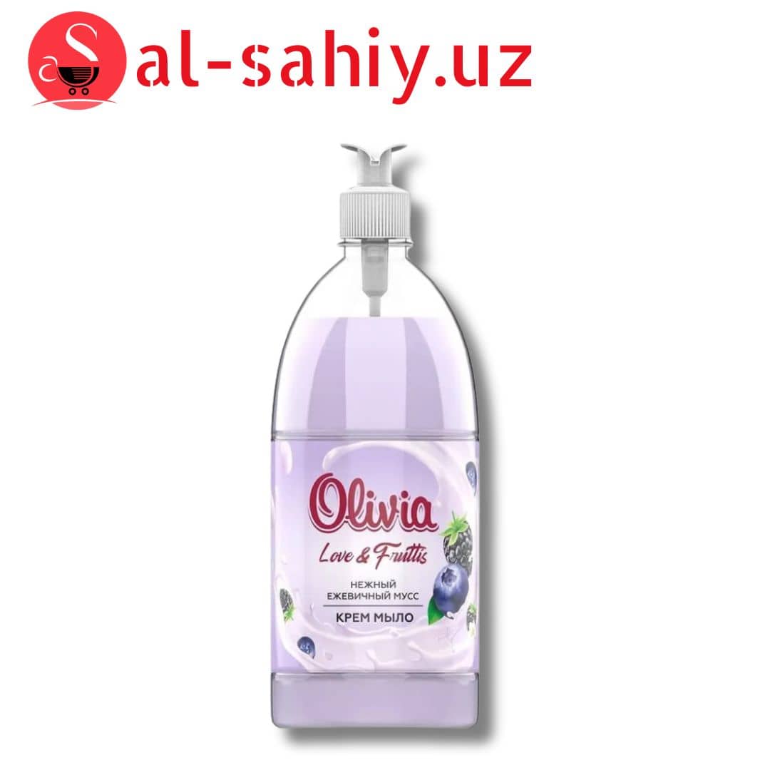 Жидкое мыло OLIVIA 500мл "Нежный ежевичный мусс" 1