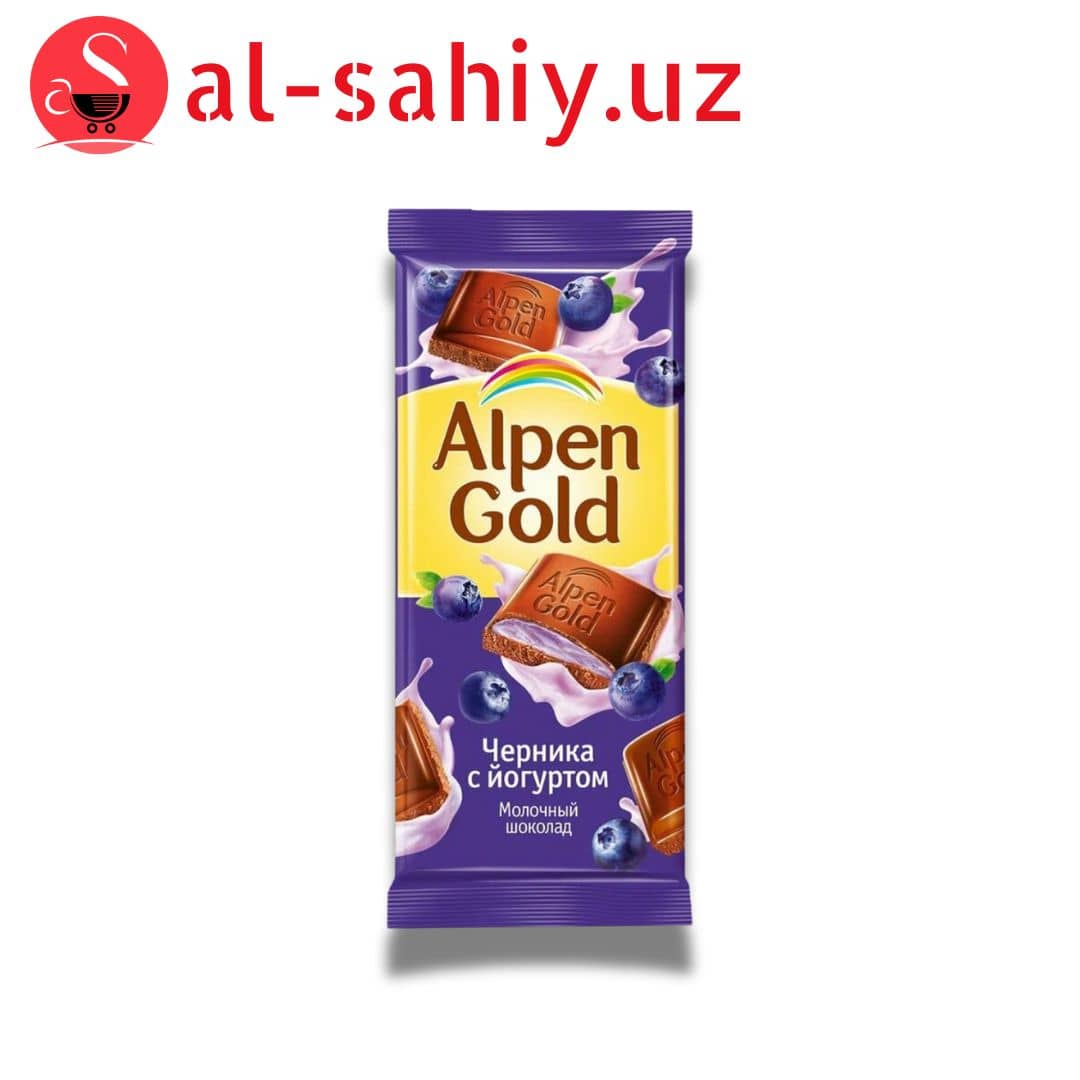 Шоколад "Alpen Gold" черника  80 г 1