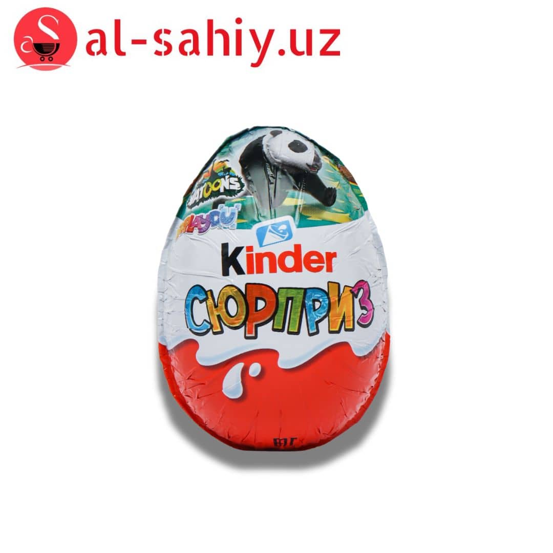 Яйцо KINDER SURPRISE из молочного шоколада 20х36 Хэппи Хиппо 1