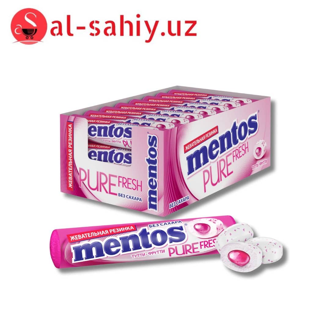 Жев. Резинка Mentos PF "Тутти Фрутти" вишня  15.5гр 1