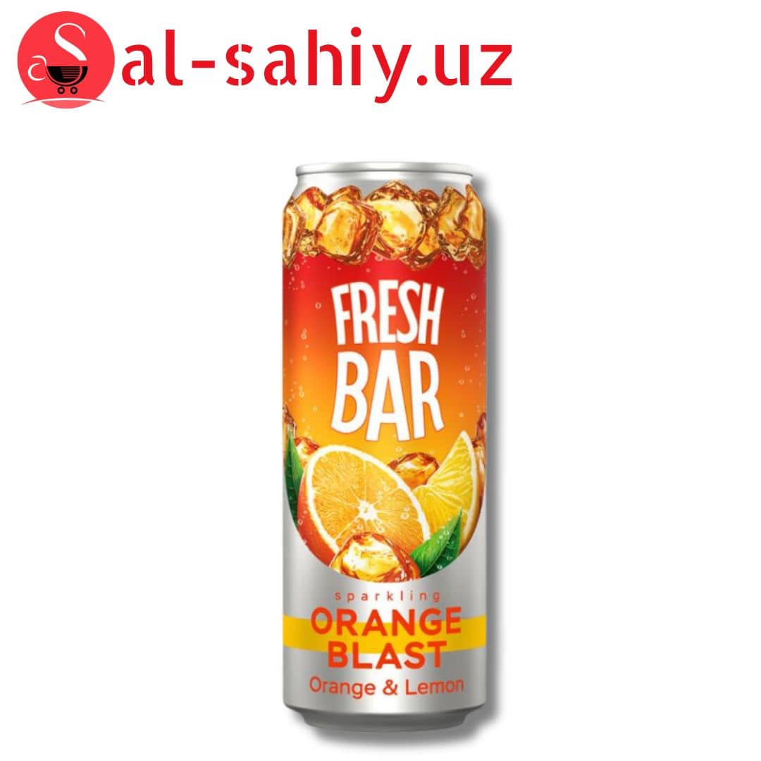 Напитки FRESH BAR ORANGE 0,45л ж/б 1