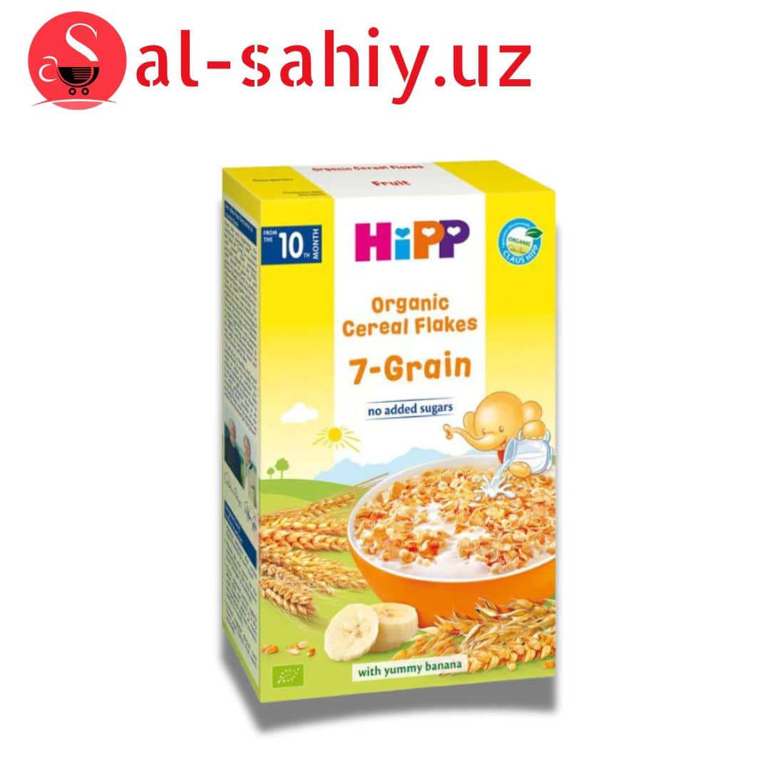 Hipp Органические зерновые хлопья HiPP 7 злаков с бананом 1