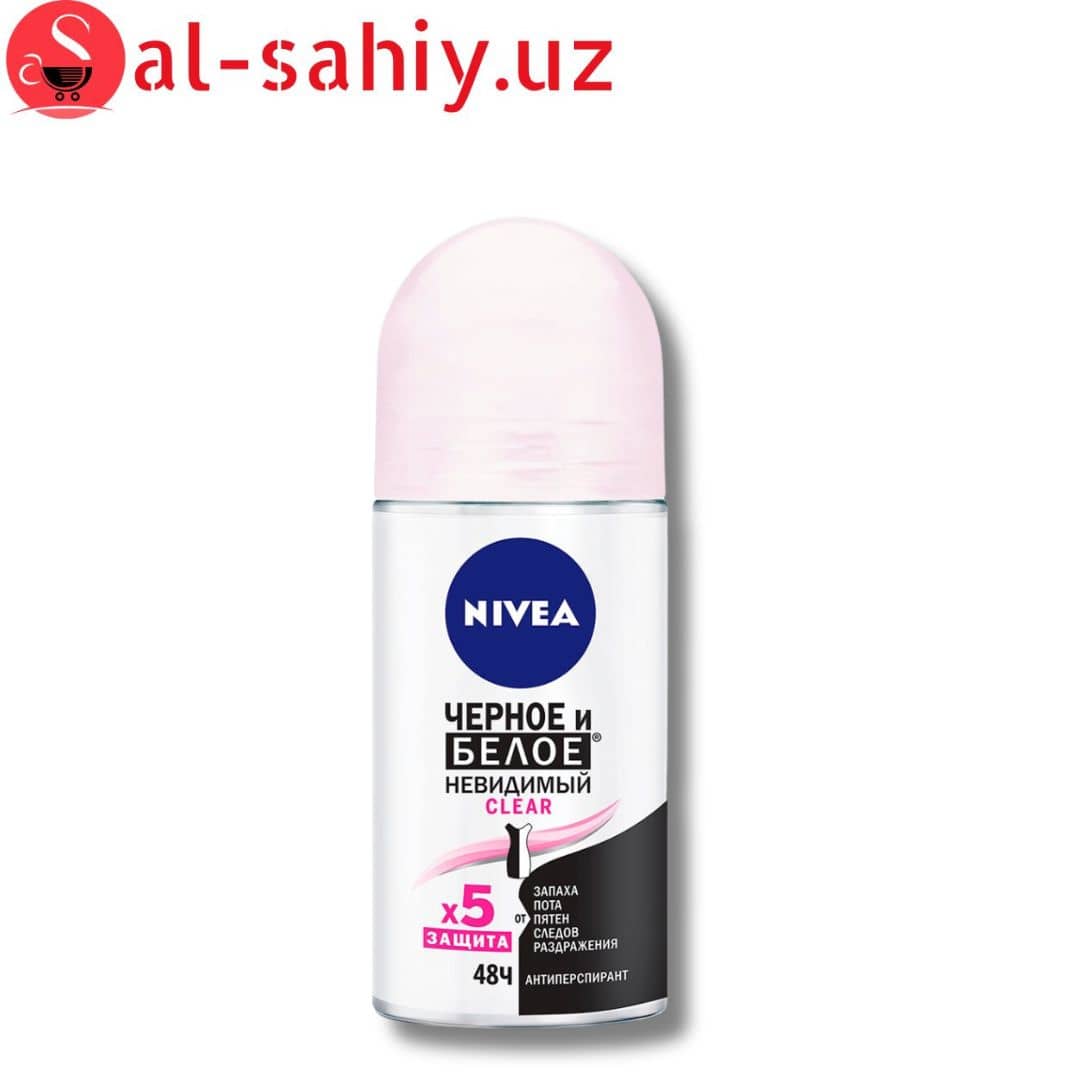 Антиперспирант "NIVEA" ролик для женщин Clear Невидимая защита 1