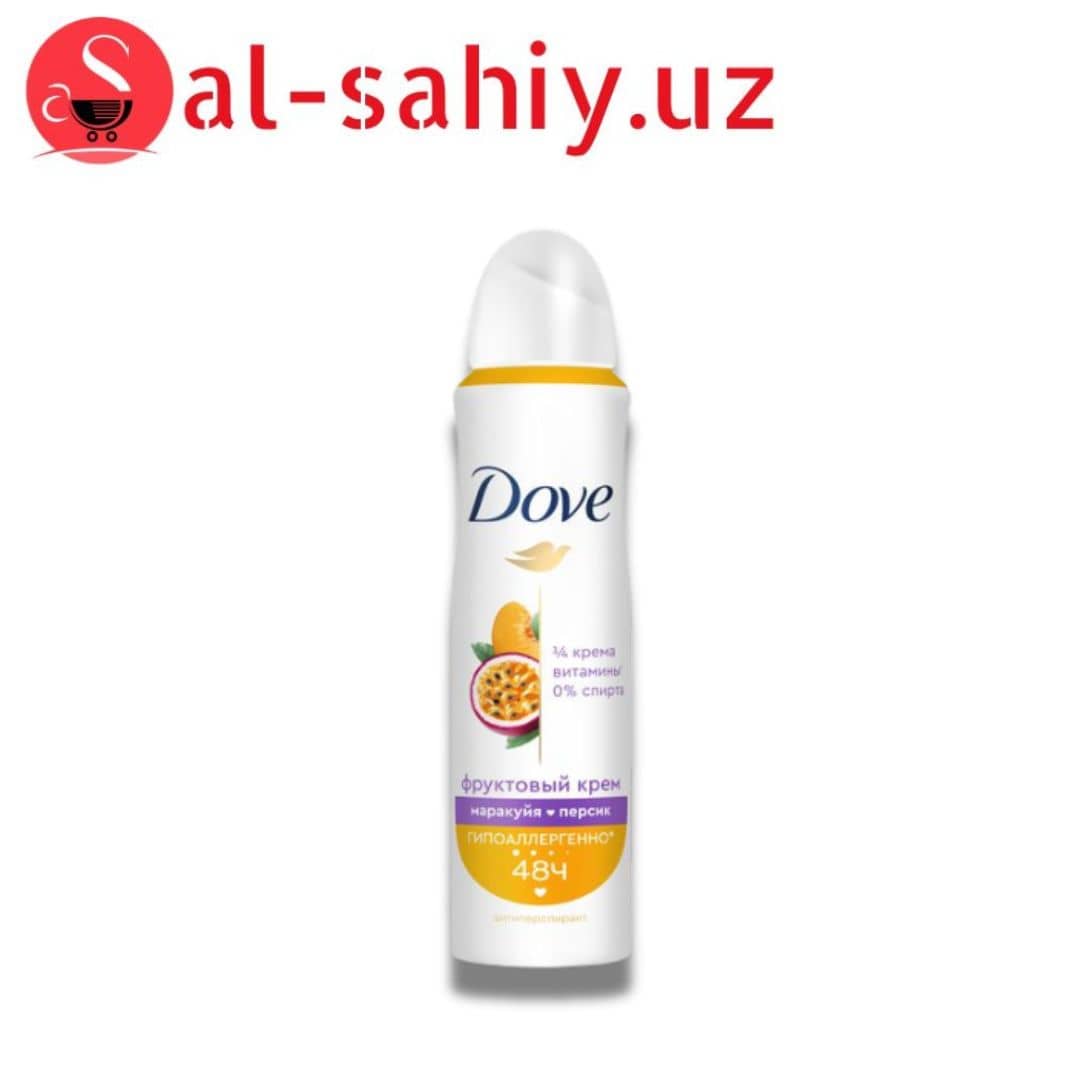 Дезодорант "DOVE" фруктовый крем маракуя персик 150 мл 1