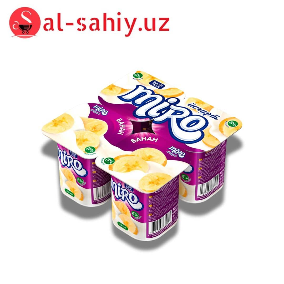 Йогурт со вкусом  ананас  MIRO  5% 115гр 1