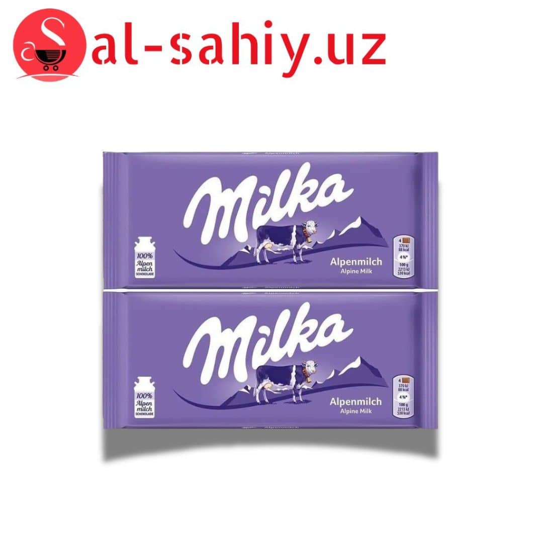 Шоколад "MILKA" alpine milk 100г 1