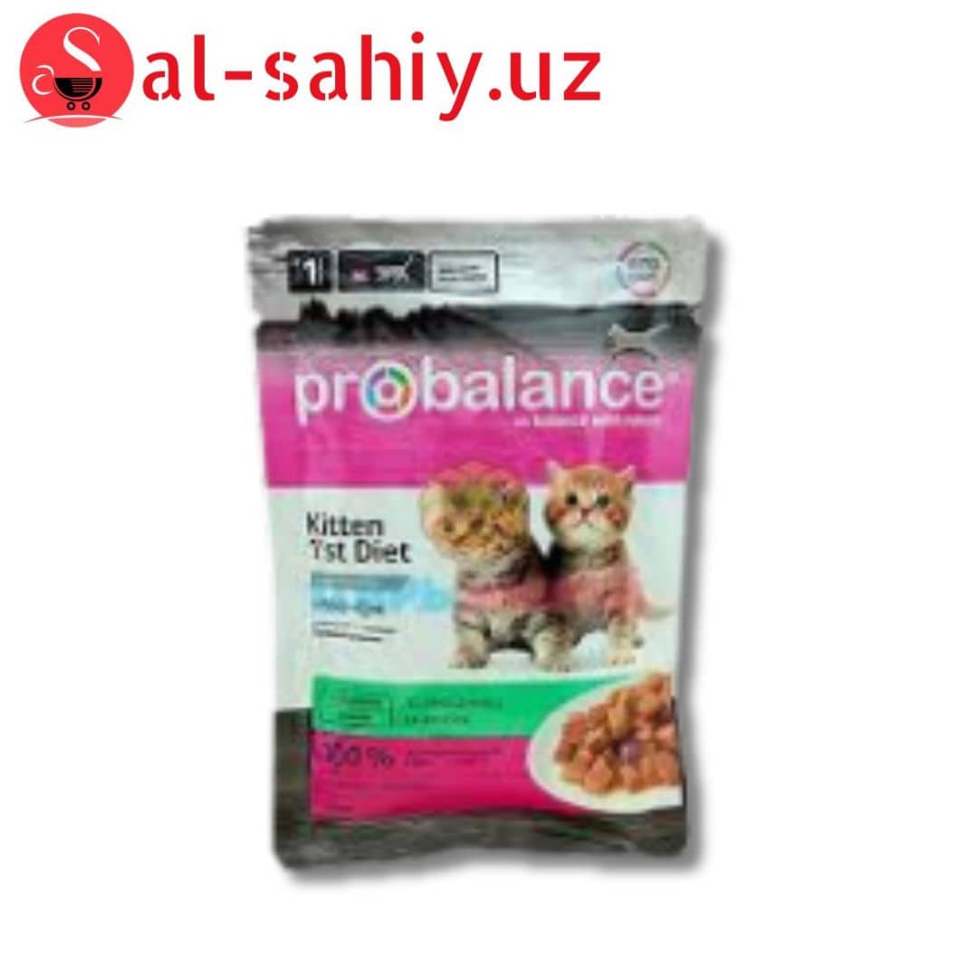 Корм влажный ProBalance 1"st Diet с кроликом в желе для котят 85 г 1
