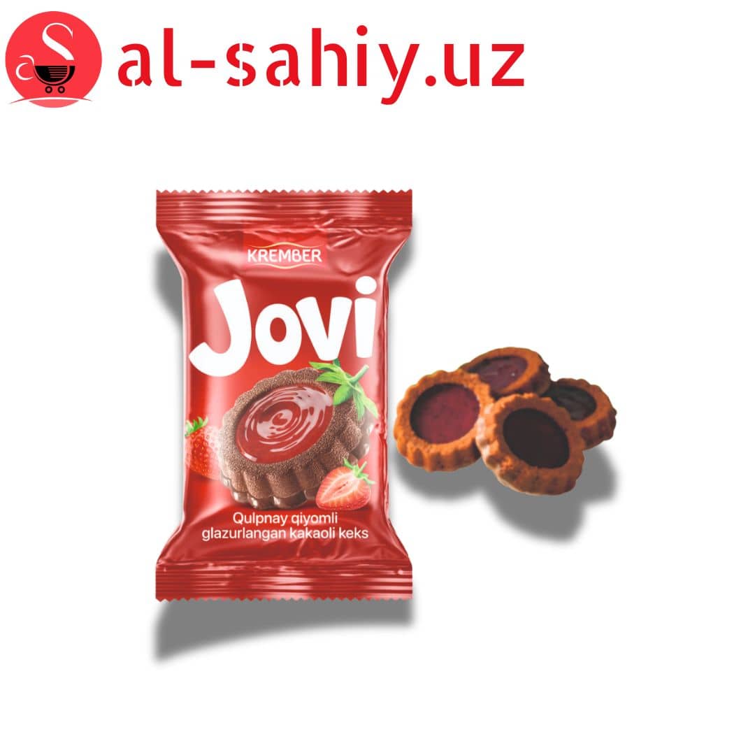 Кекс "Jovi" с вишня желе в глазури 30гр 1