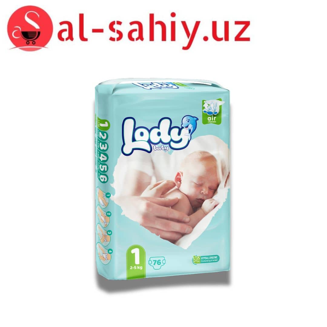Памперс Lady №1  76шт 1