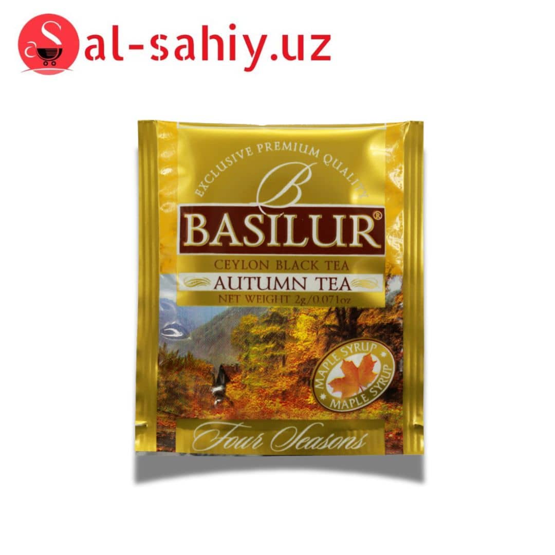 Чай "BASILUR" чёрный sencha 100*2г 1