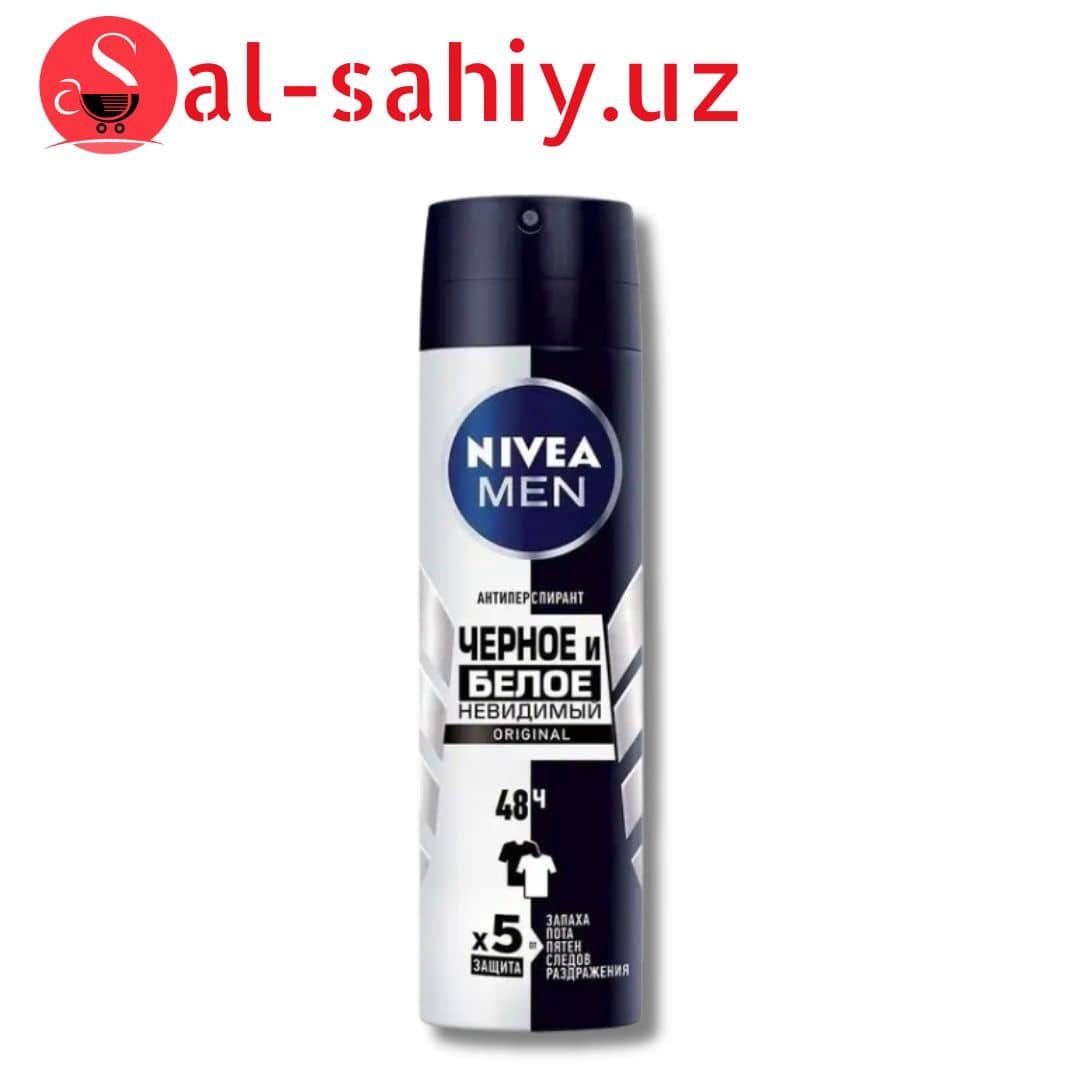 Антиперспирант Сперй для мужчин NIVEA Невидимый "ORIGINAL" W+B 1