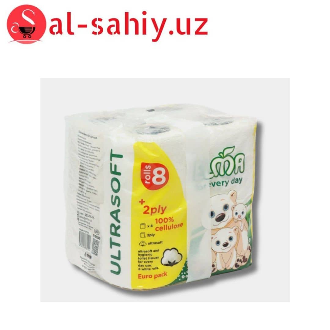 Туалетная бумага UltraSoft 8 EURO PACK 1