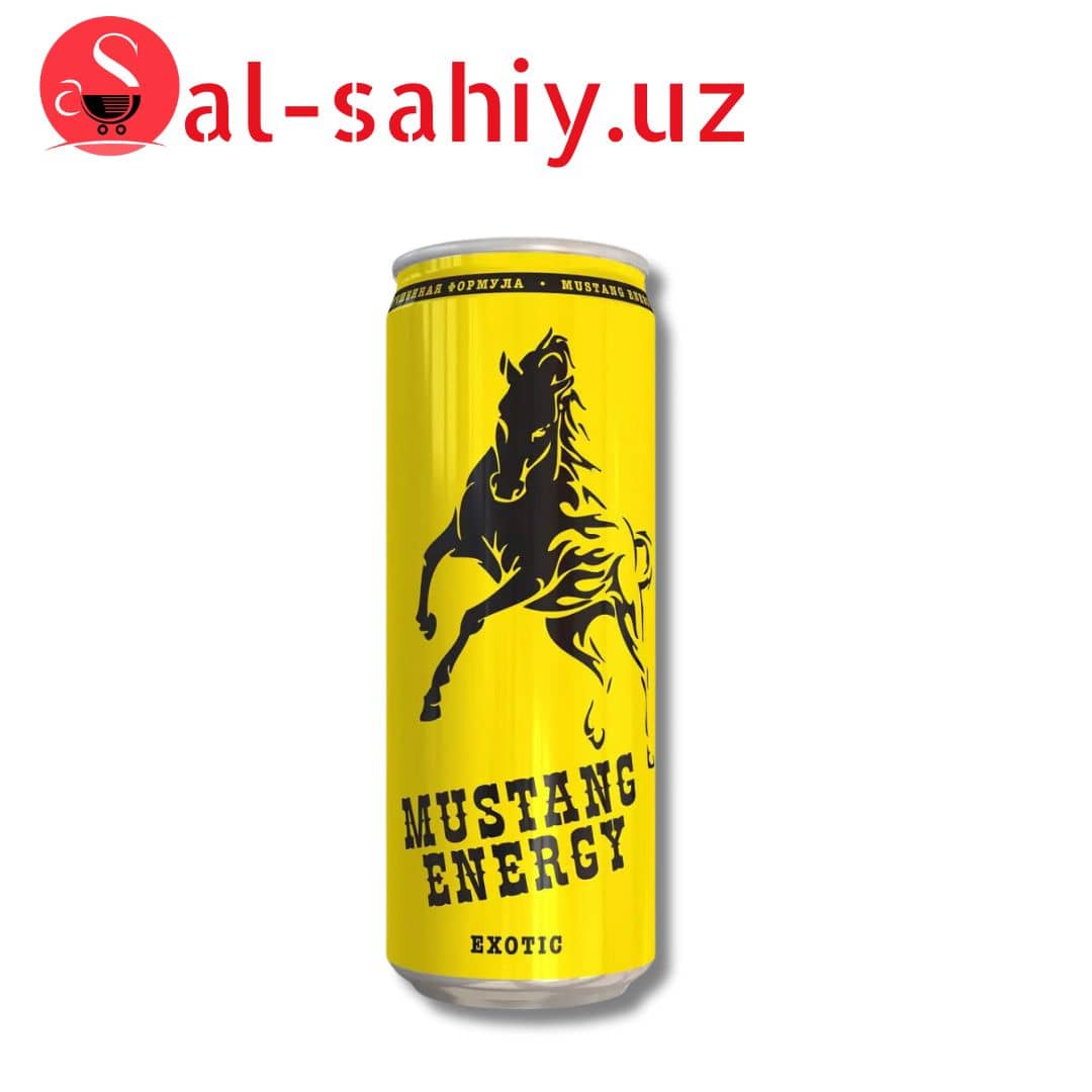 Напиток Mustang energy Exotic газированный безалкогольный 0,45л 1