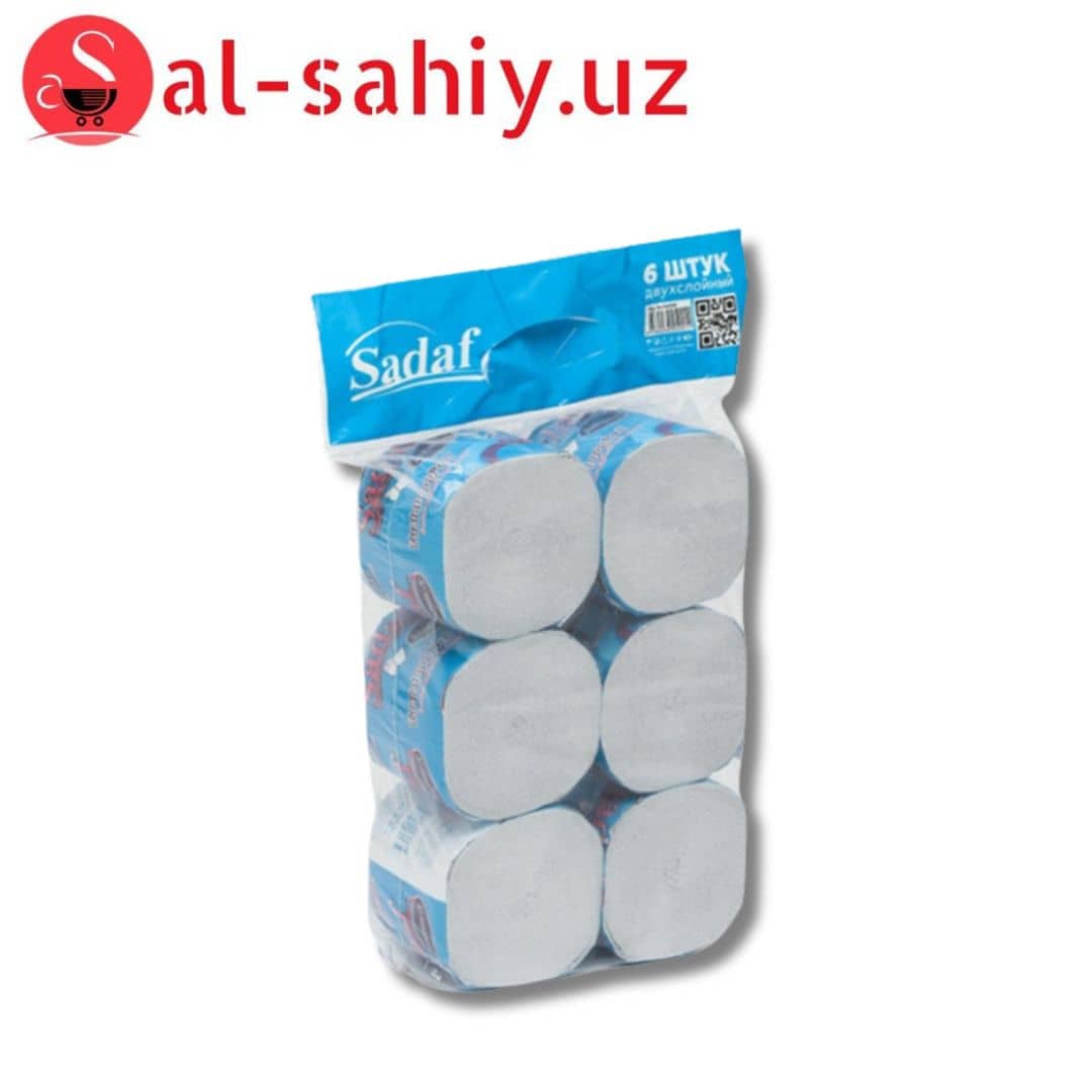 Туалетная бумага SADAF 6шт 1