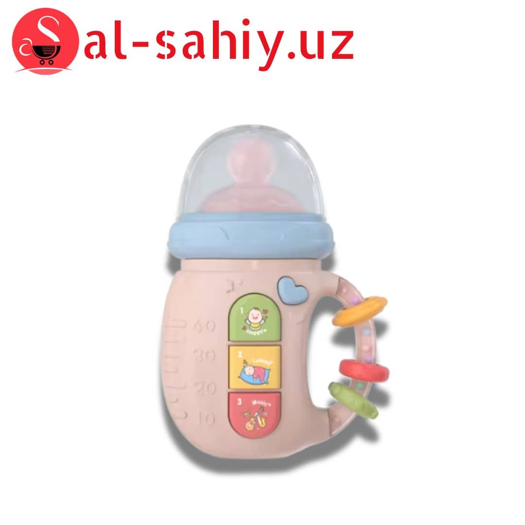 Пл. бутилочка с игрушками большой 1