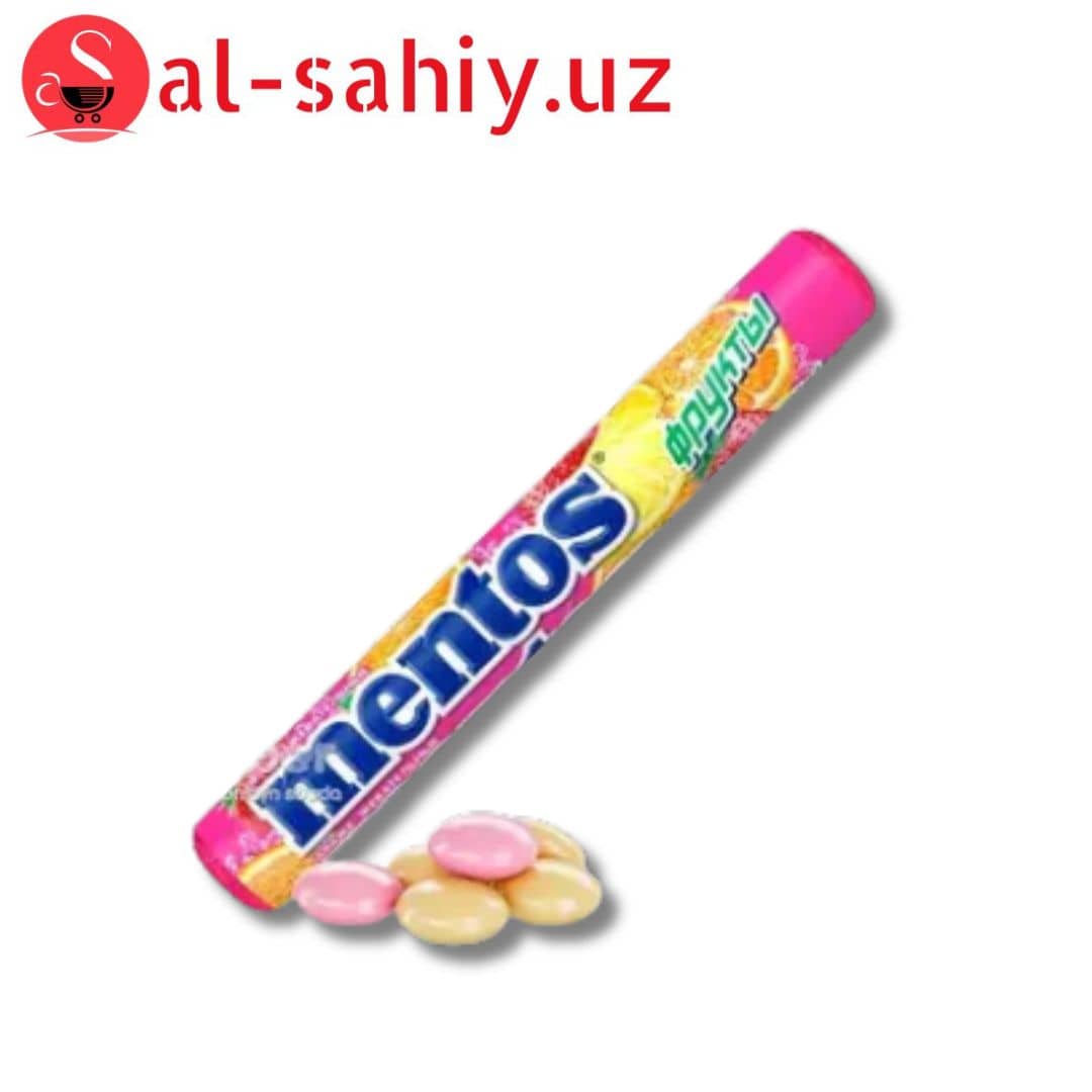 Жевательная резинка  MENTOS 37.5 гр "Фрукты" 1