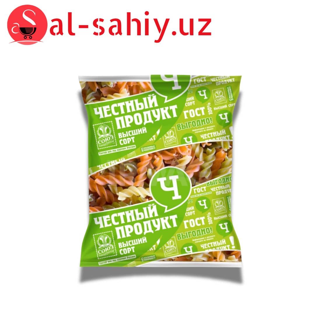 Макаронные изделия Честный Продукт Трубочки с томатом и шпинатом (900 г) 1