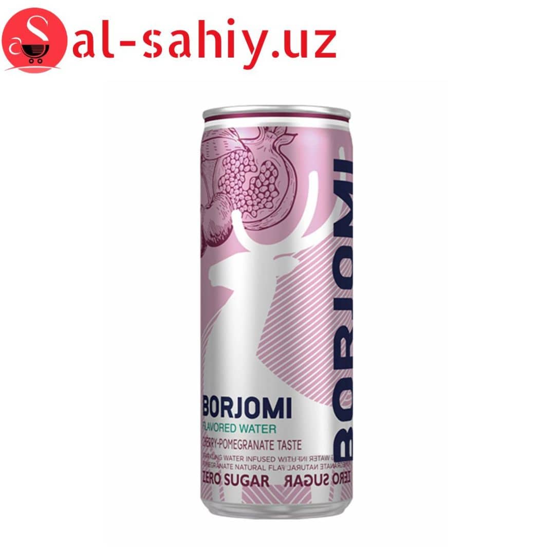BORJOMI ВОДА ВИШНЯ-ГРАНАТ 0,33Л З/Б 1