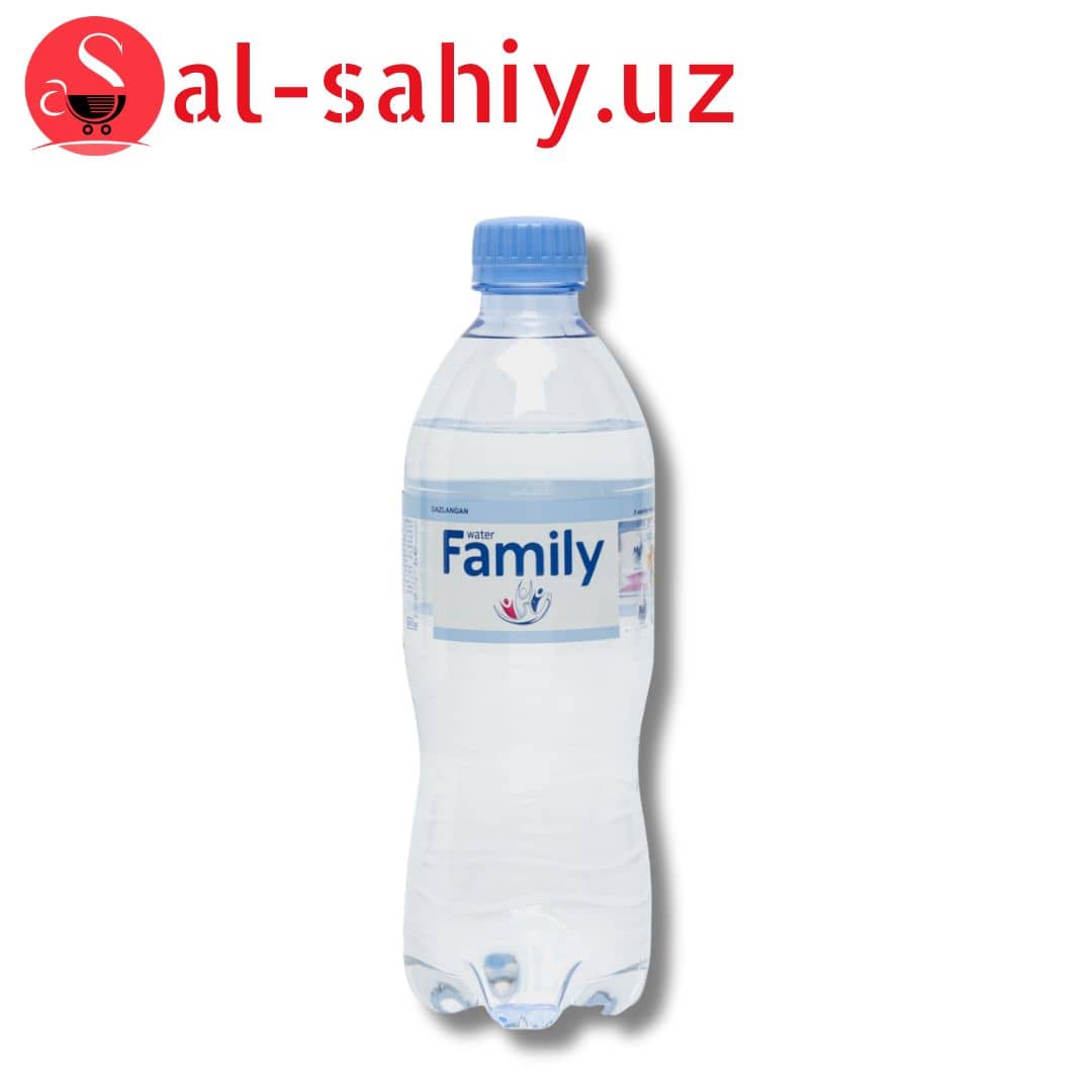 Вода с газ. Family 0,5л 1
