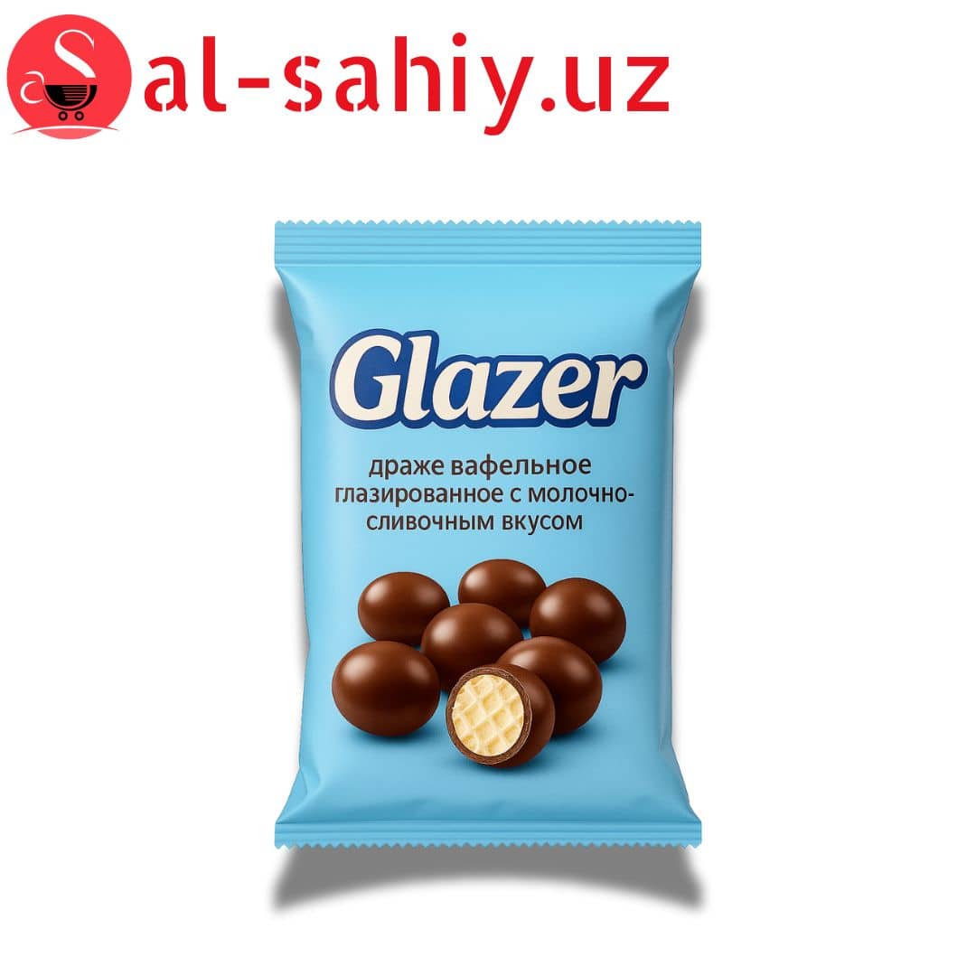 "Glazer" драже вафельное глазированное с молочно-сливочным  вкусом IR-D-008 1
