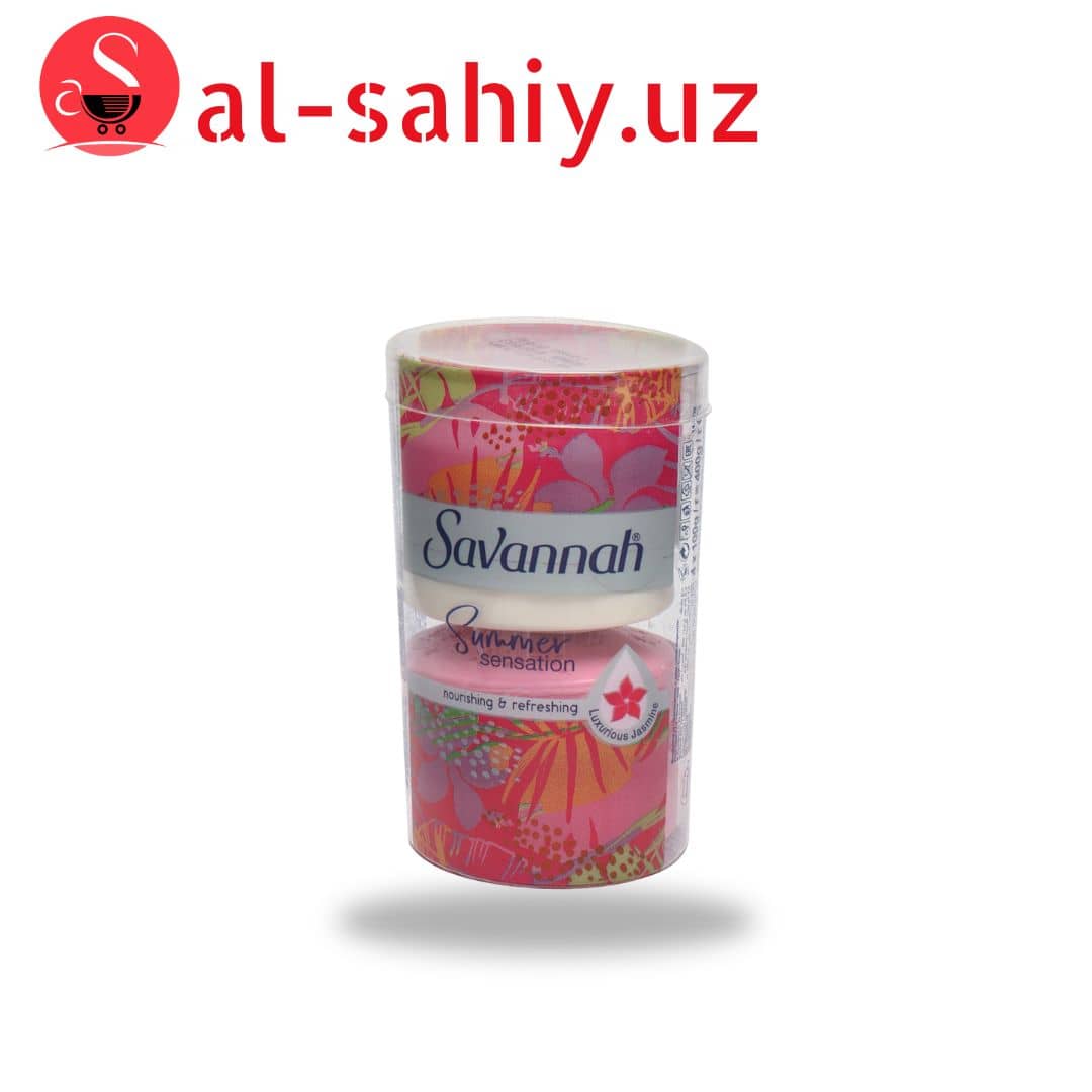 ТУАЛЕТНОЕ МЫЛО SAVANNA 4Х90ГР АССОРТ 1