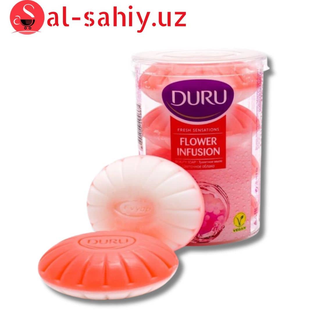 Мыло DURU Fresh Sensations Цветочная Облако 4 х 100 г 1