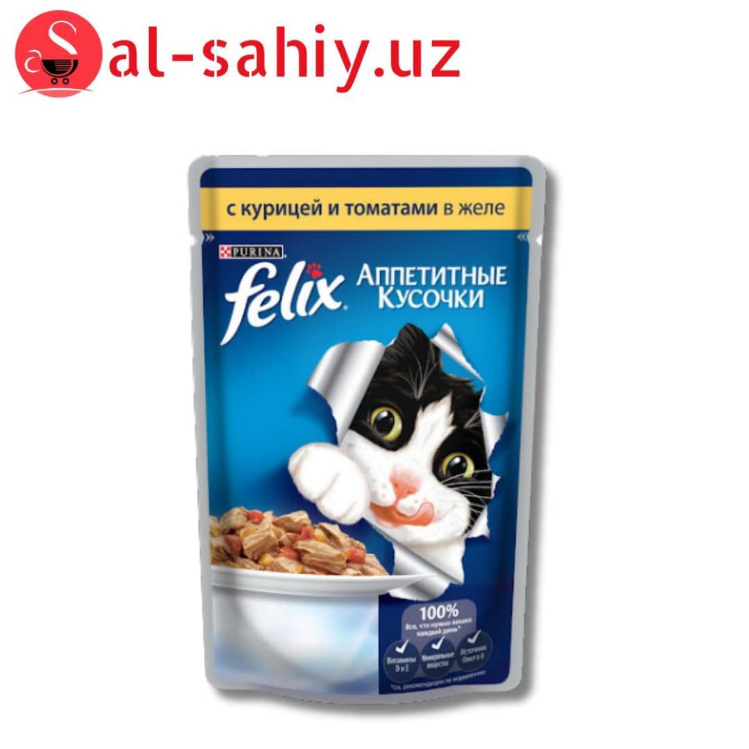 Felix с Курицей и Томатами в Желе 85г 1