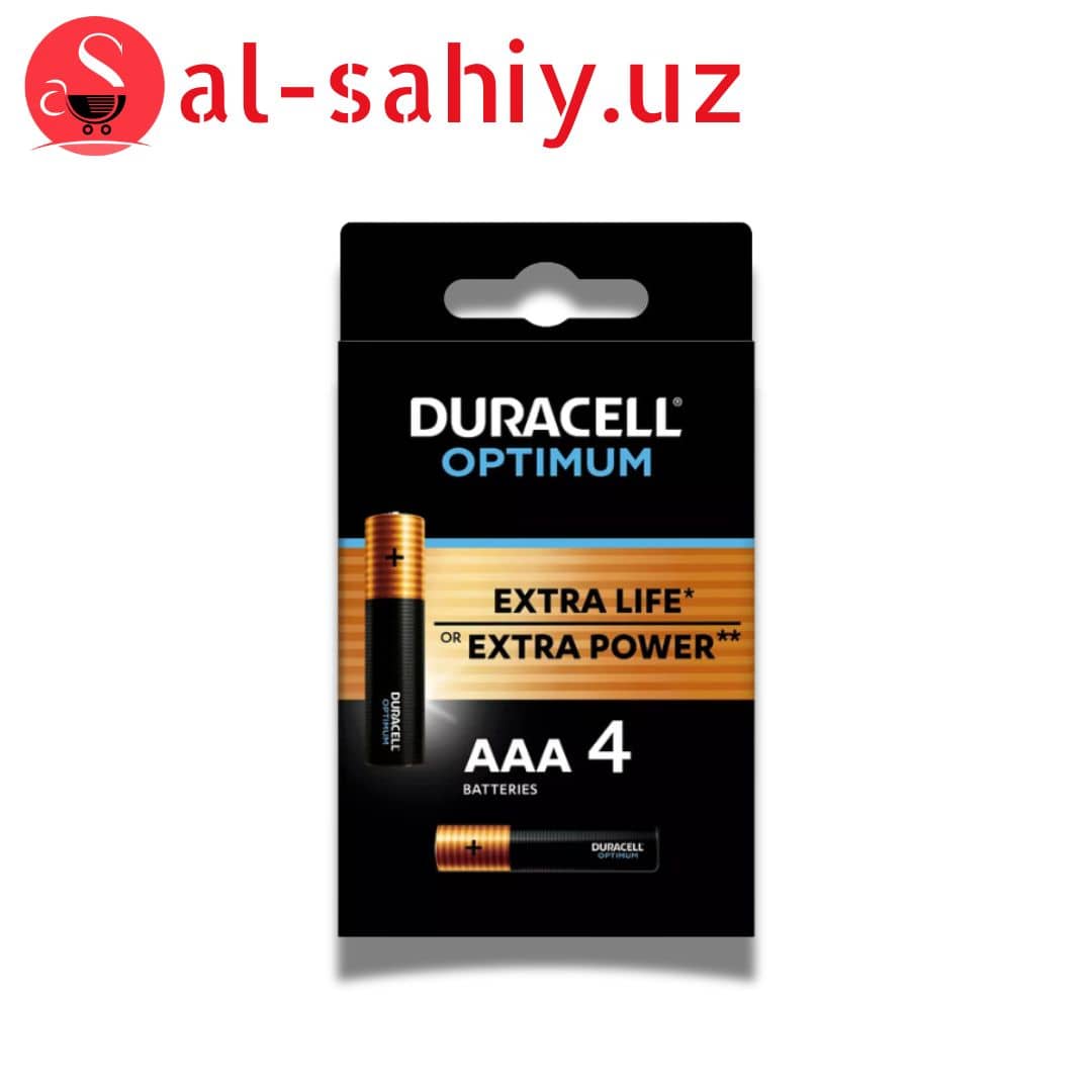 Батарейка "Duracell" Baterijas Duracell Optimum AAA 4pack 1