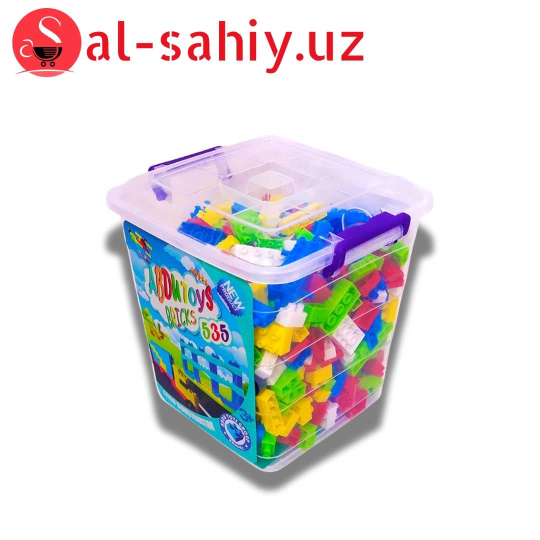 Лего контейнер "ABDUTOYS BRICKS"  535 cies 1