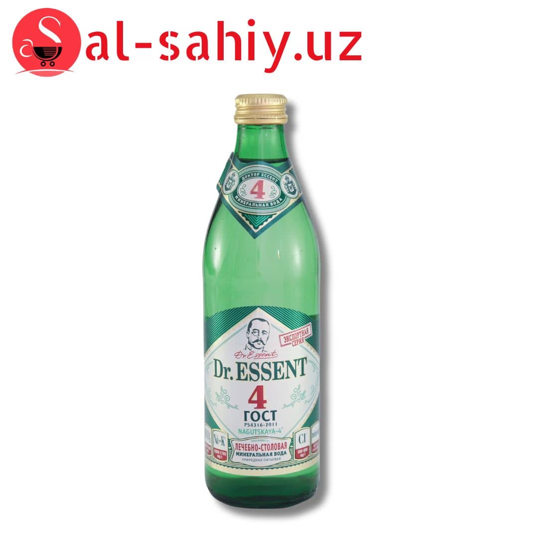 Вода минеральная "Dr.Essent" "Ессент №4" евро-винт с/б 0,5л 1