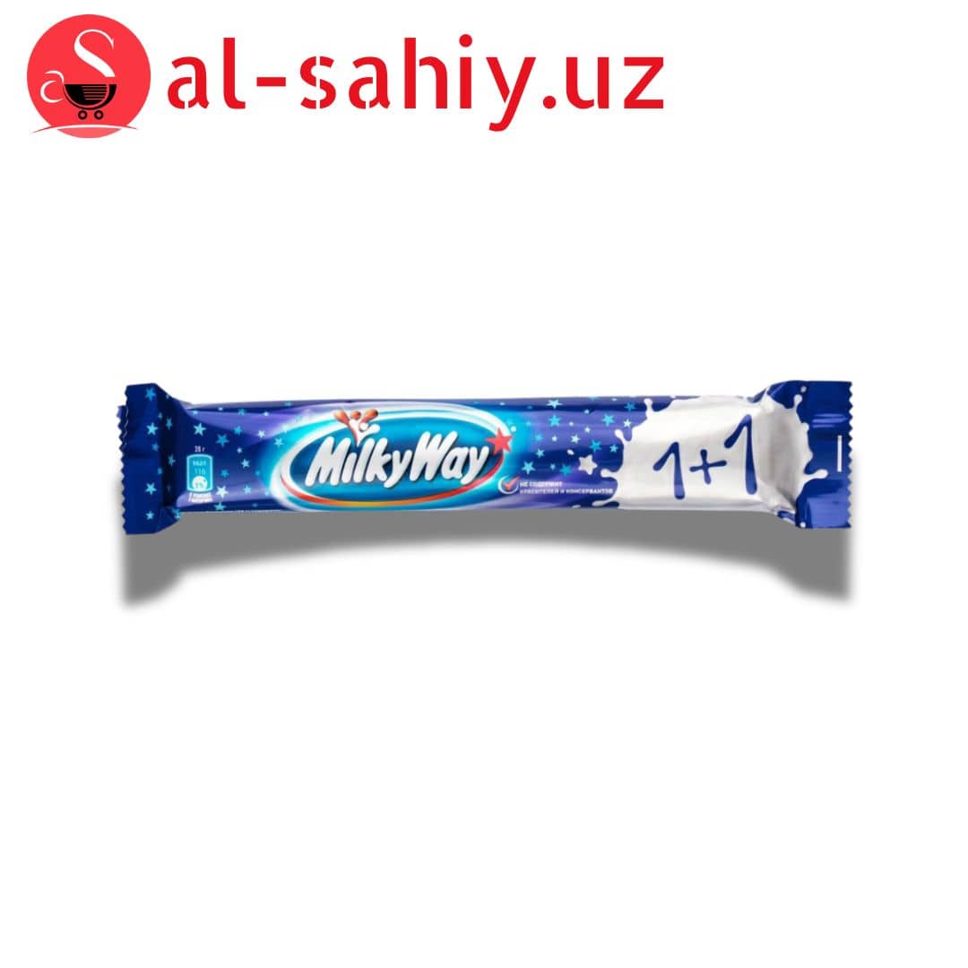 Шоколадный батончик "MilkyWay" 1+1 52гр 1