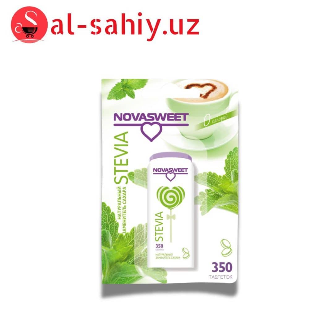 Заменитель сахара Novasweet стевия 350 таблеток 1