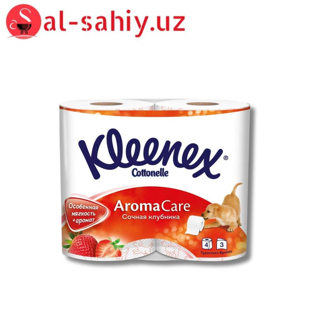 Туалетная бумага Kleenex Strawberry  (клубника) 1