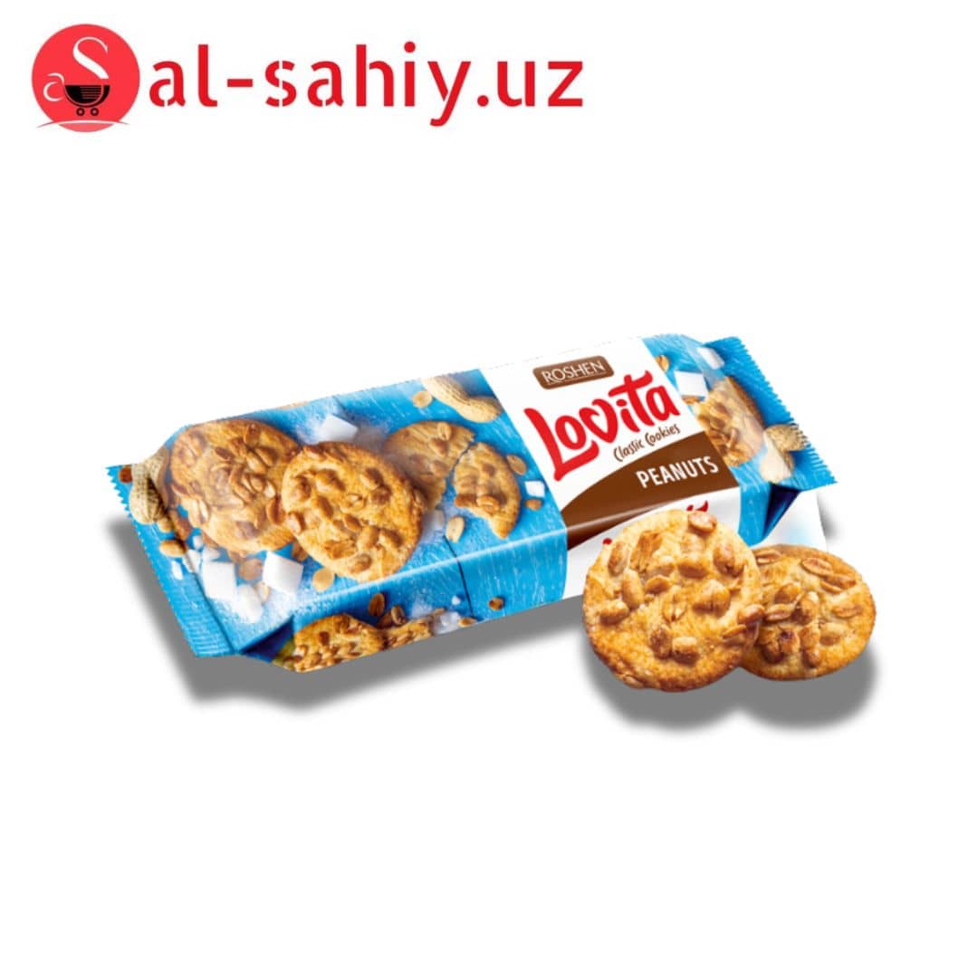 Печенье ROSHEN Lovita Classic Cookies арахис 127гр 1