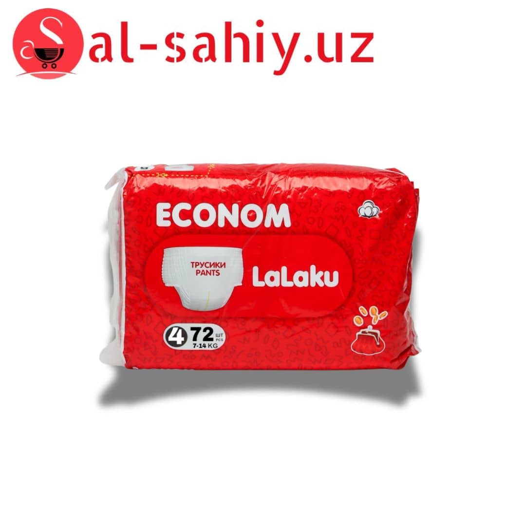 Памперс  Econom LaLaku   №4 Трусик 72шт 1