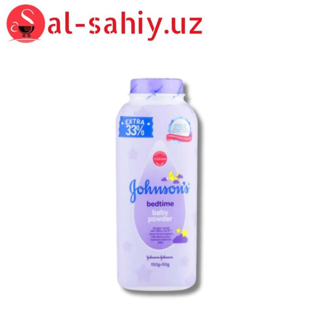 Детская присыпка JOHNSONS BABY POWDER 200G BED TIME 1