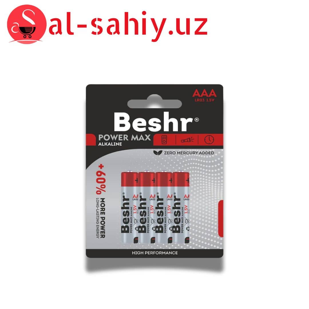 Батарейка  Beshr Power one AAA 4B 1.5v 1