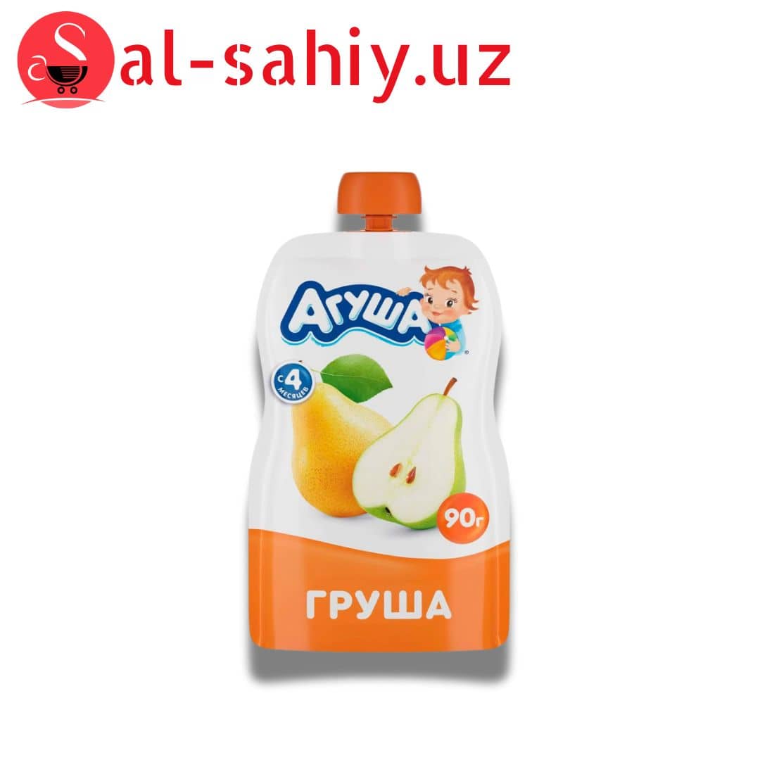Фруктовое пюре "Агуша" "Груша" 90г 1