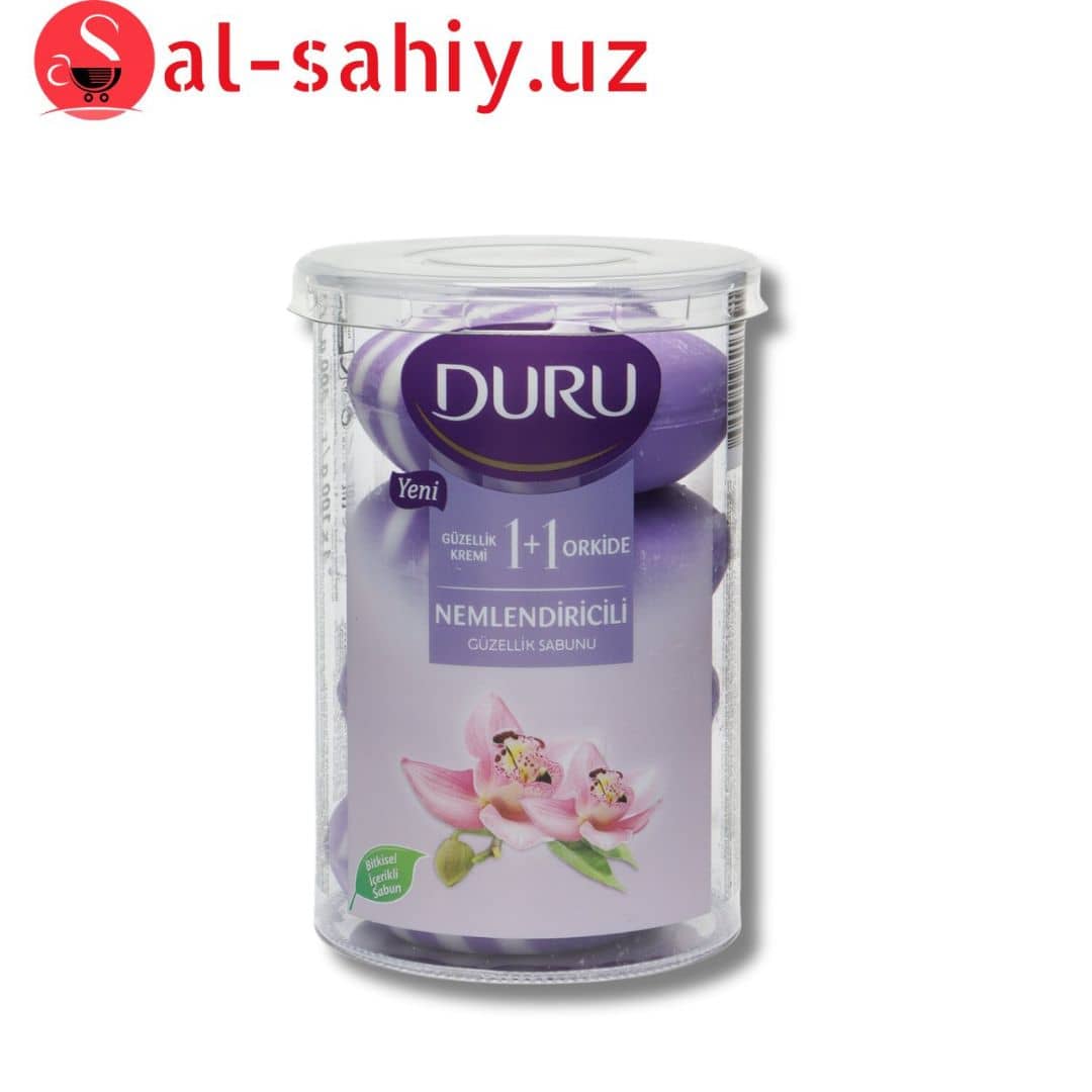Мыло DURU PVC 1+1 Rose100гр 1