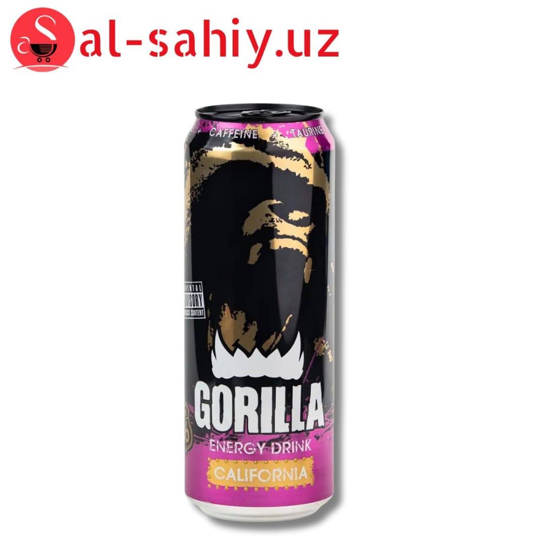 Напиток безалкогольный тонизирующий Gorilla Californiya 0.45л ж/б 24 1