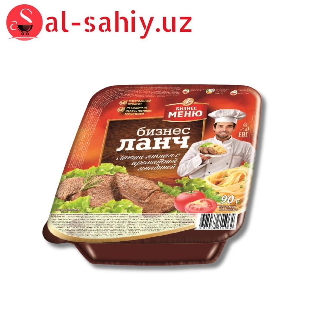 Лапша бизнес ланч с соусом с говядиной 90г (контейнер) 1