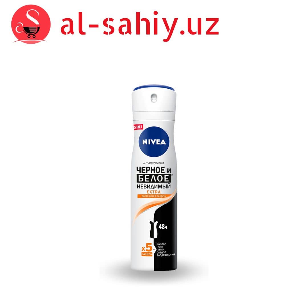 Сперй для женщин NIVEA "Невидимая защита для уерн. и бел. Фреш" 1