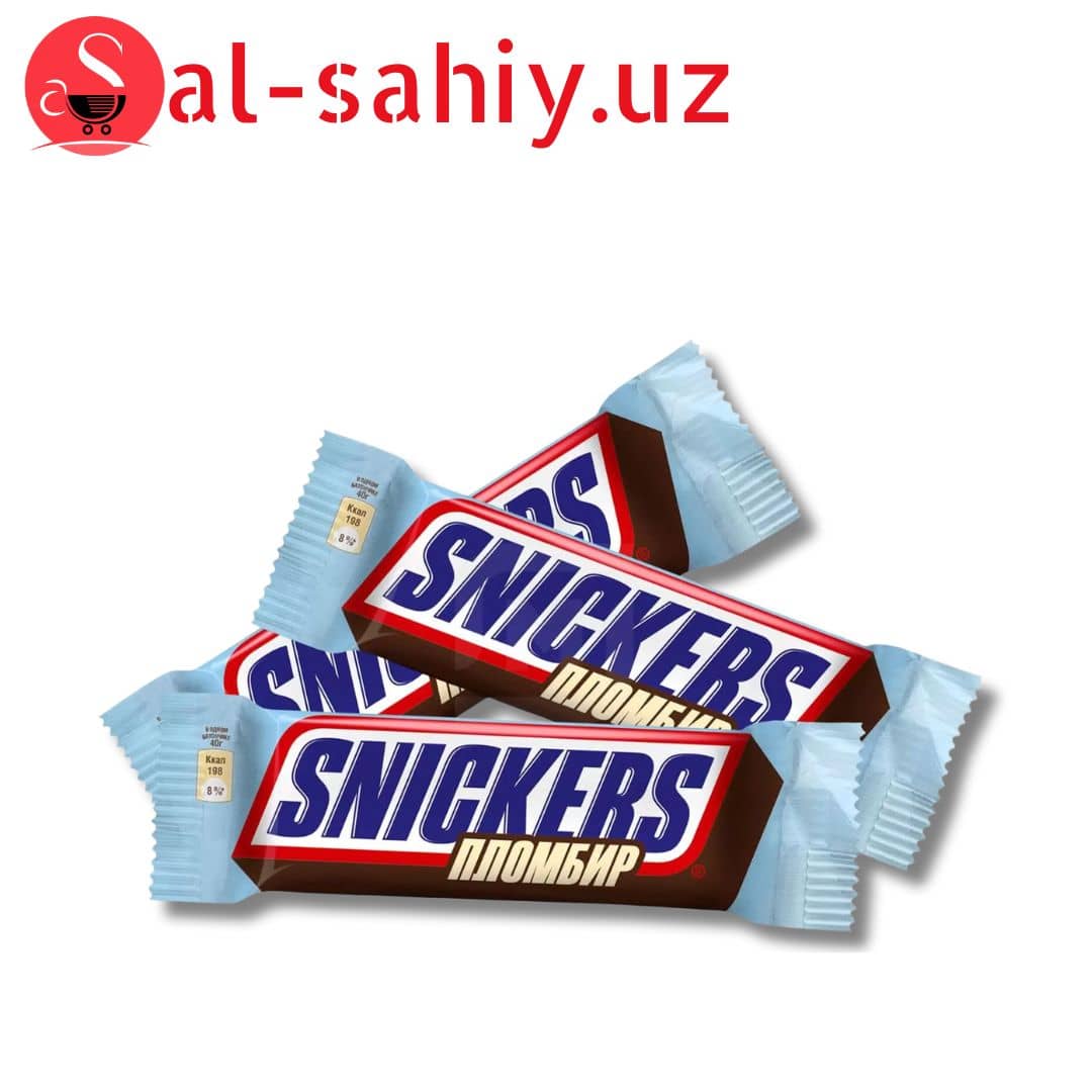 Шоколад Батончик SNICKERS Пломбир (вес) 1