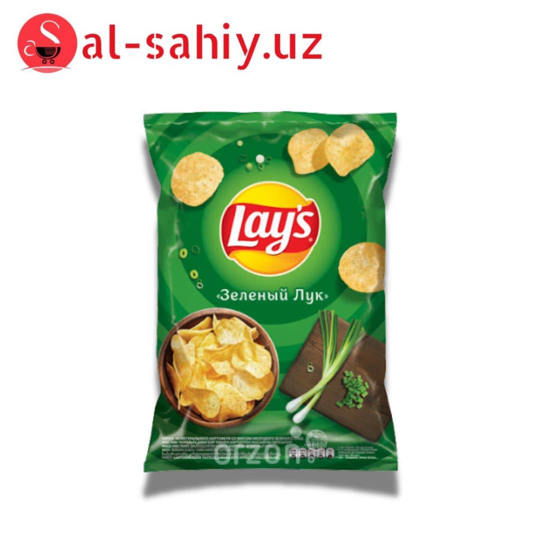 Новый Лейз со вкусом зелёный  лук 140гр 1