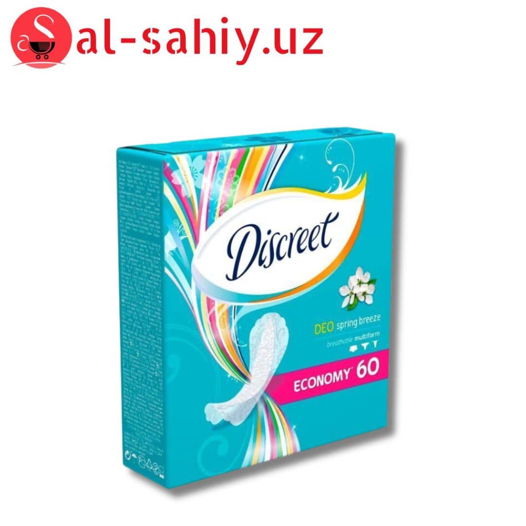 Ежедневки DISCREET Deo Spr breeze Mult 60шт 1
