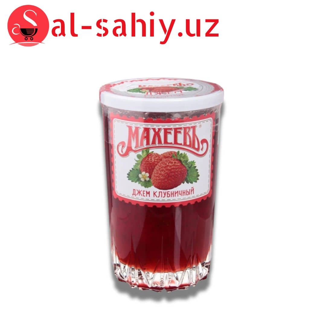 Джем ''Махеев" Клубничный стакан 400 гр 1