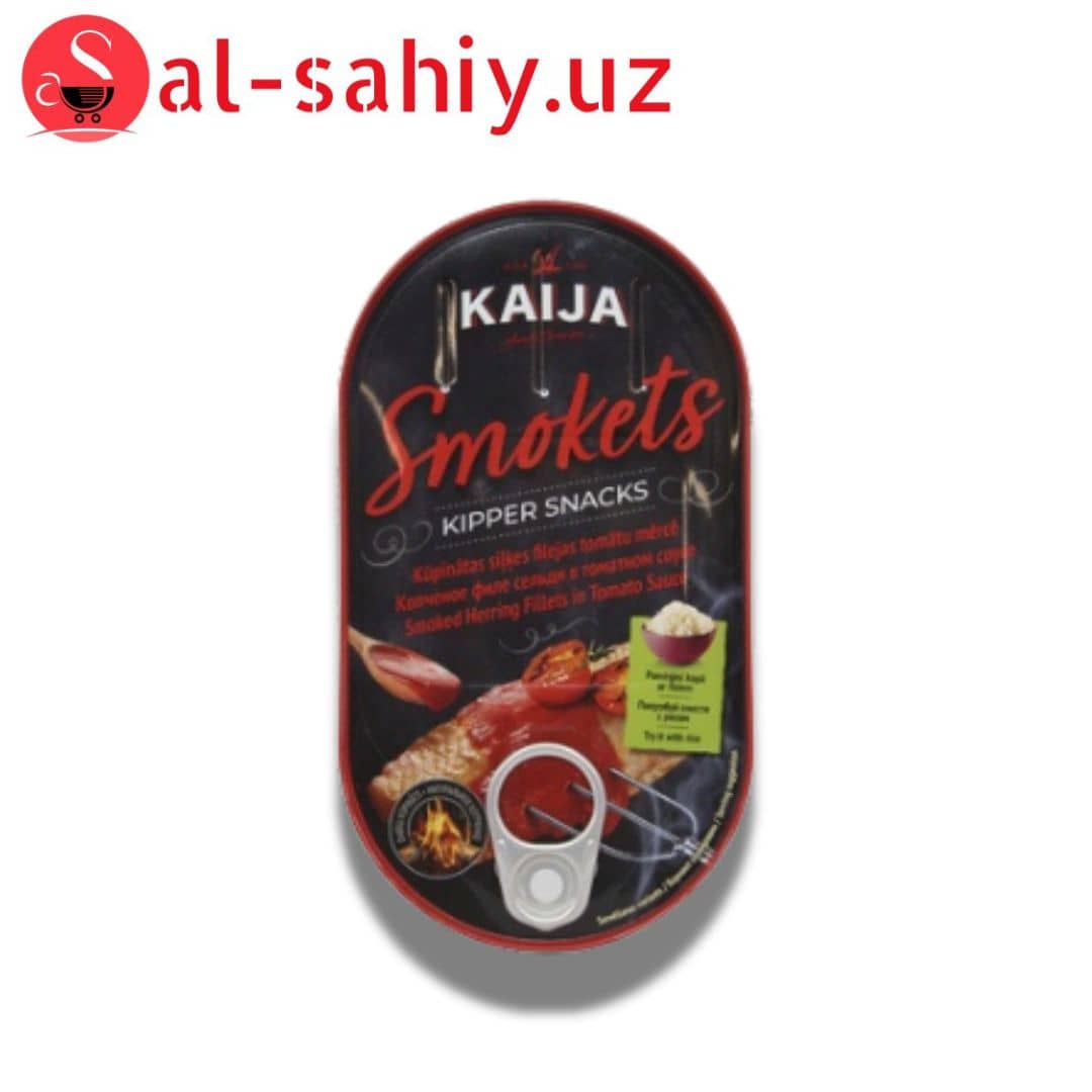 Филе сельди копченое Kaija в томатном соусе 170 г 1